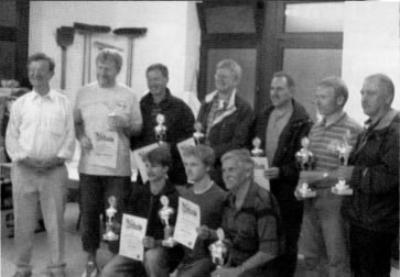 Turniersieger 35 Jahre Sparte Tischtennis