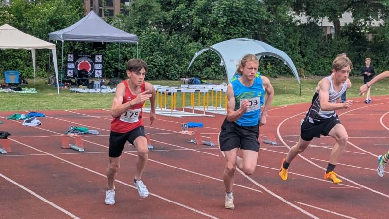 Bayerische Mehrkampfmeisterschaften Leichtathletik, Luis Busch, Sprint 