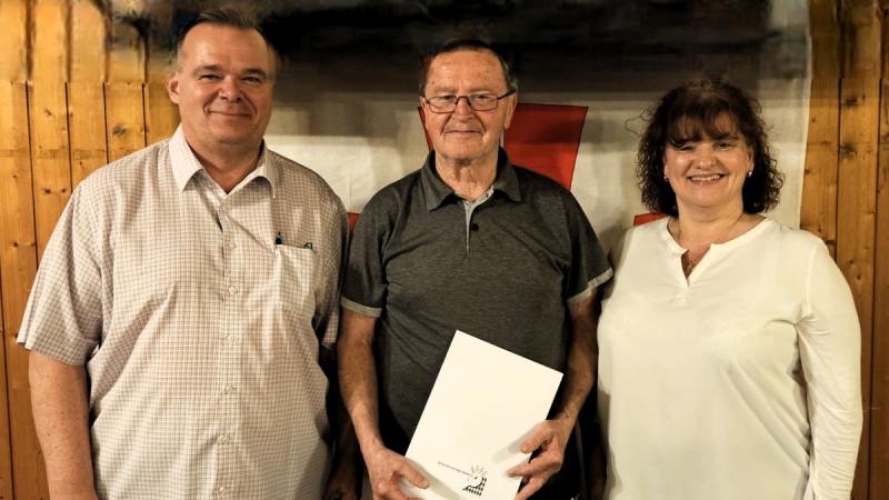 Ehrung Sigi für 50 Jahre Übungsleiter