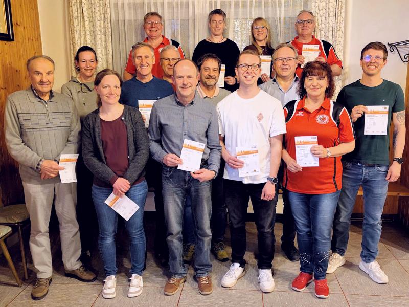 Verleihung der Erwachsenen-Sportabzeichen 2025 bei der Jahreshauptversammlung 2026