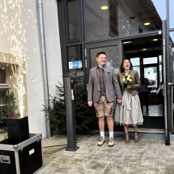 Das frisch vermählte Paar