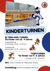 Plakat Kinderturnen 2025